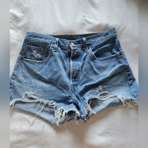 Womens Levi Denim Shorts